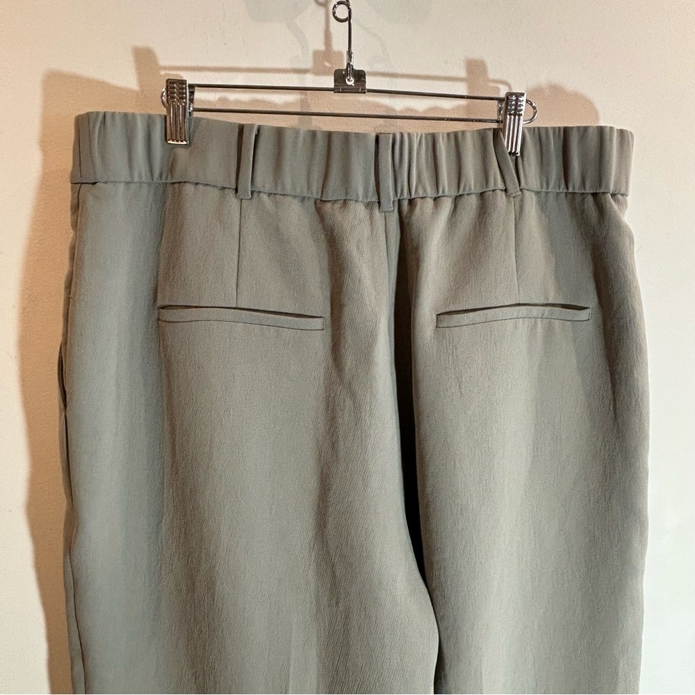 WILFRED Sz 14 Cuffed Tapered Leg Front Pleats Zipper Belt Loops Trousers - Picture 7 of 10